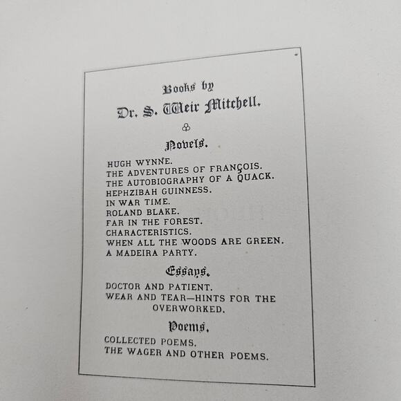 Hugh Wynne free Quaker: colonel on the staff of Gen.Washington Book early 1900's - Picture 5 of 8